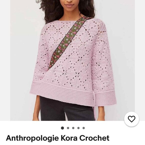 Anthropologie Sweaters - Anthropologie Kora Crochet Sweater
